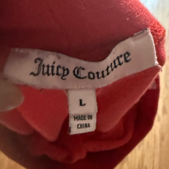 Juicy Couture Red Bottoms Size Large - Picture 2 of 15